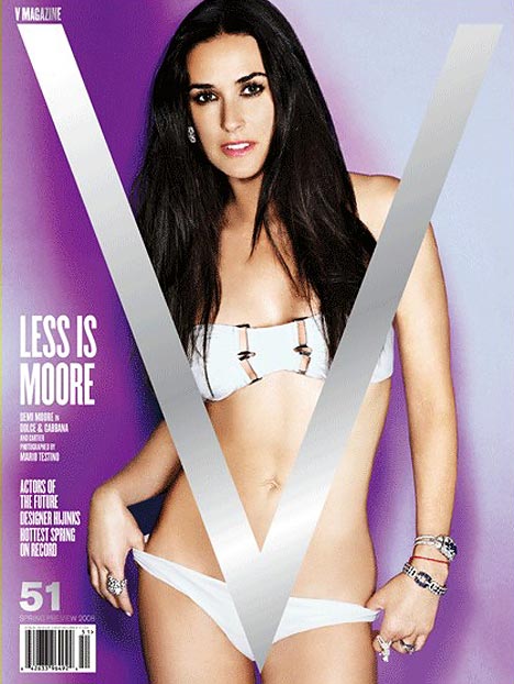 Demi Moore has apparently been domesticated It's evident in the way she 