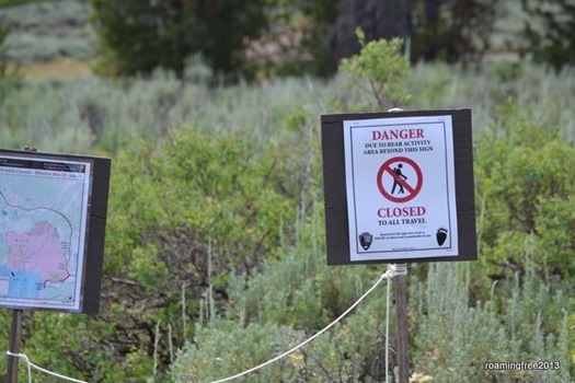 No hiking here!
