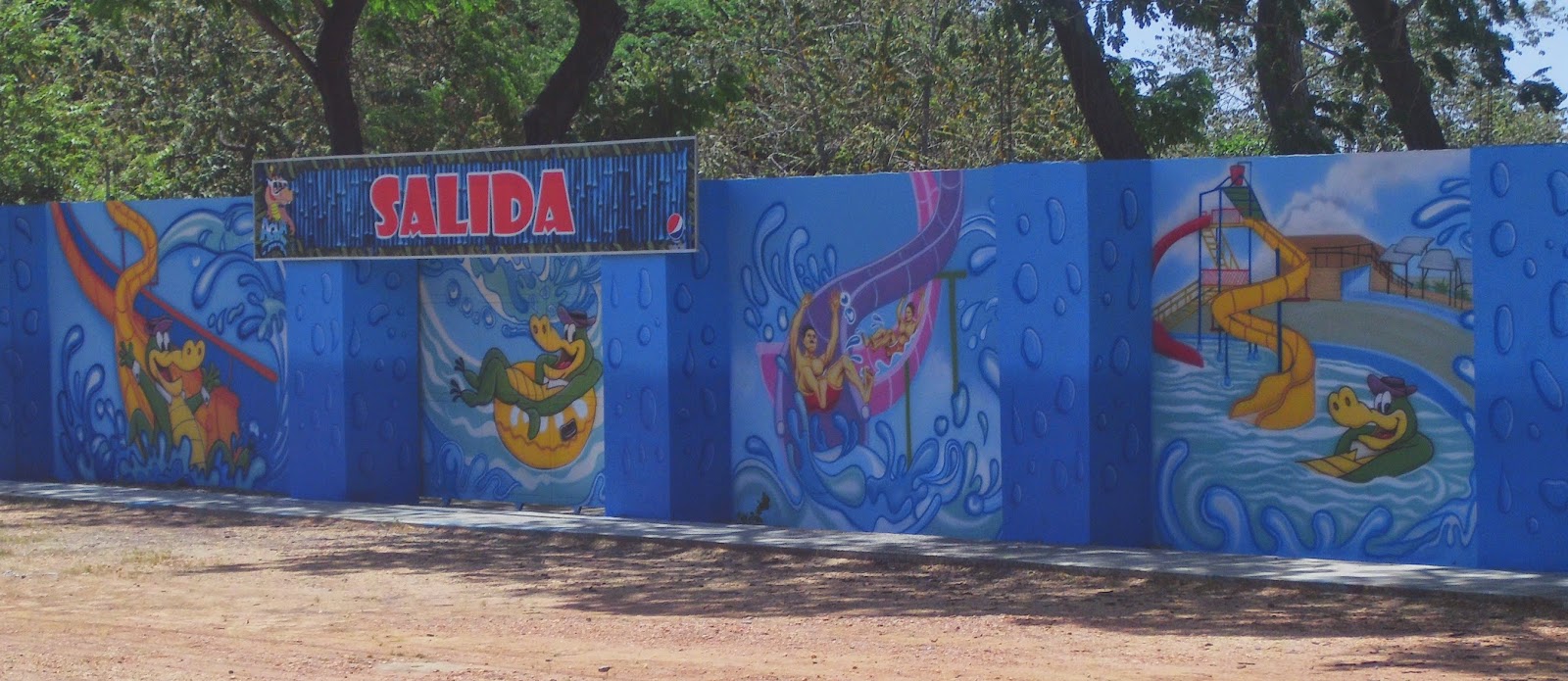 Fotos: Aqua Park Apure estrena grafitis para embellecer parque acuático y tomarse fotos.