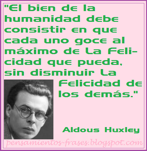 frases de Aldous Huxley