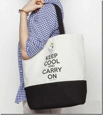 Peanuts Ranking Book 2013 01 Peanuts X Fire-King Keep Cool and Carry On tote bag 02