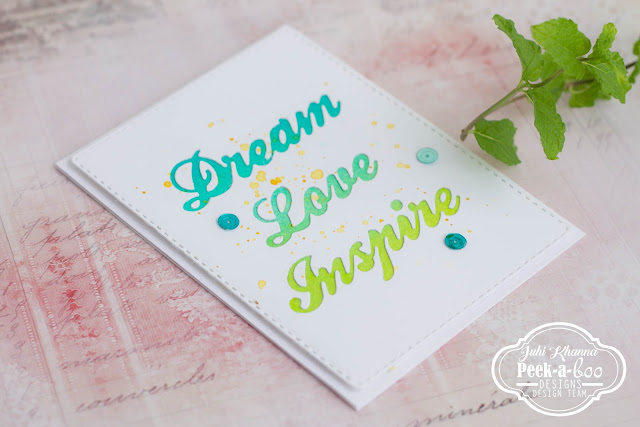 Negative Die Cutting with Peek-a-boo Designs Dies