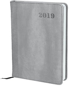 Buchkalender 2019 Grau A5