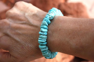 turquoise stretch bracelet