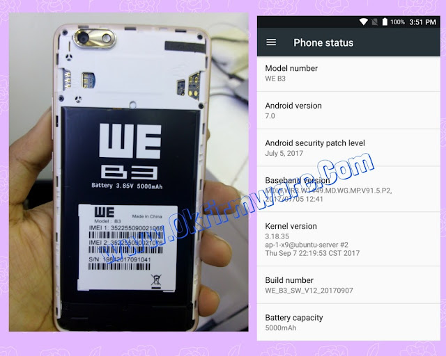 WE B3 Firmware Flash File 7.0 Cm2 Read File 100% Tested