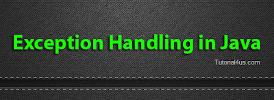 Exception handling in java