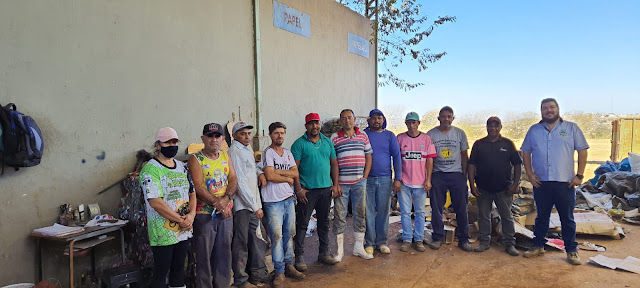 USINA DE RECICLAGEM DE SÃ JOÃO BATISTA DO GLORIA COMPLETA 18 ANOS