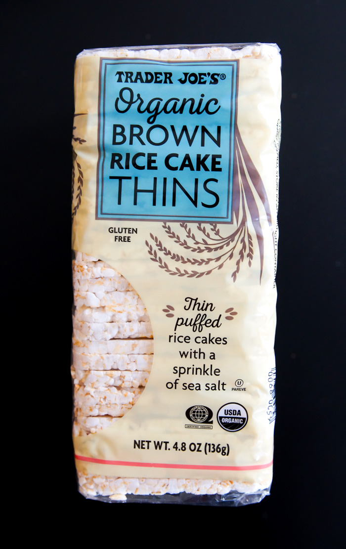 Trader Joe's Organic Brown Rice Cake Thins in package