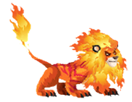 imagen del fire lion de monster legends