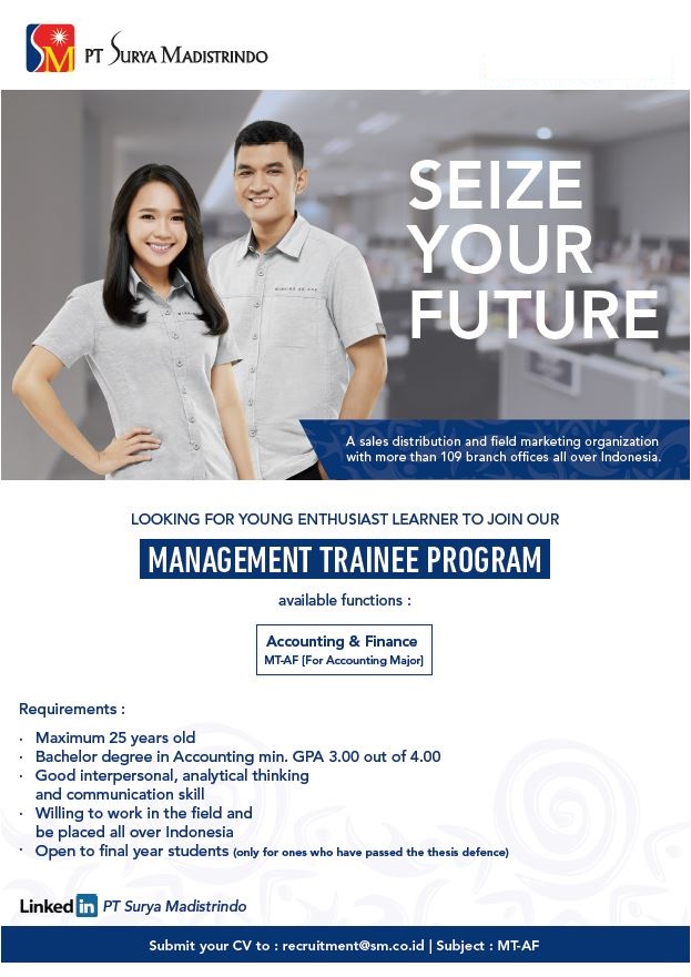 Lowongan Kerja Lowongan Kerja Management Trainee Program ...