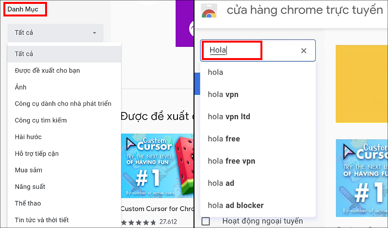 Tìm kiếm tiện ích