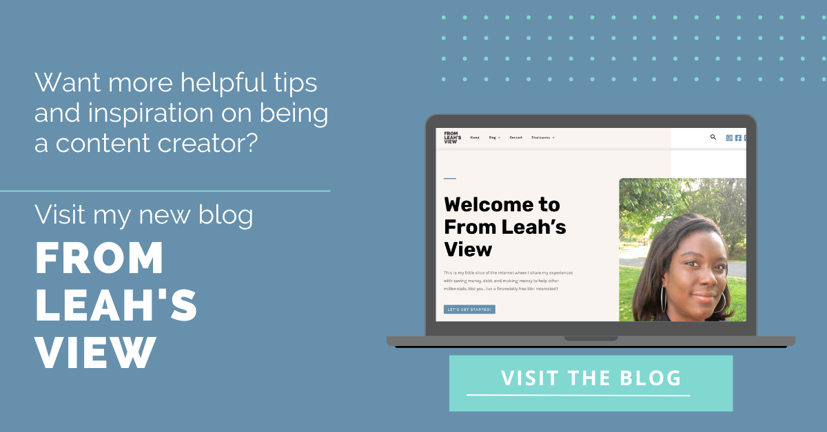 visit the blog from leah's view for more content creation tips