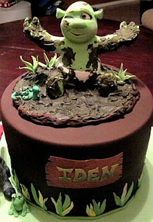 Shrek cakes for children parties