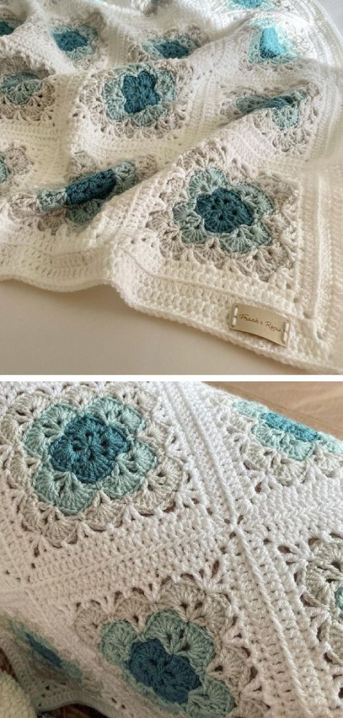 Beautiful Ocean Shell Blanket - Free Pattern