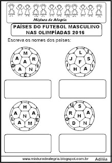 Países do futebol masculino nas olimpíadas 2016