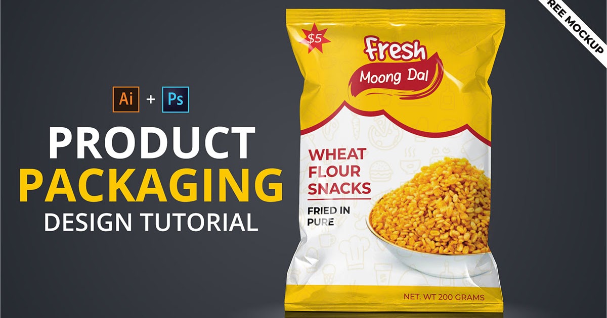 Download Product Packaging Design Tutorial In Illustrator Free Foil Pack Packaging Mockup Psd Download Illustrator 3d Packaging Design Maxpoint Hridoy Graphic Design Tutorial Learn More Earn More