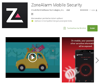 ZoneAlarm Mobile Security di Android