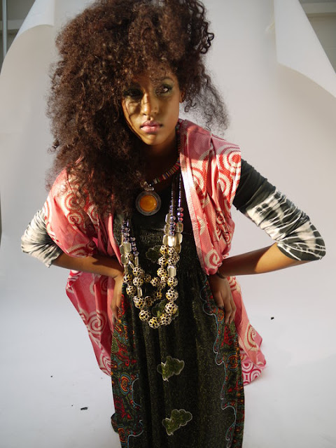 Modern day afro hippie chic!  Hairstyles