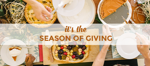 It's the season of giving