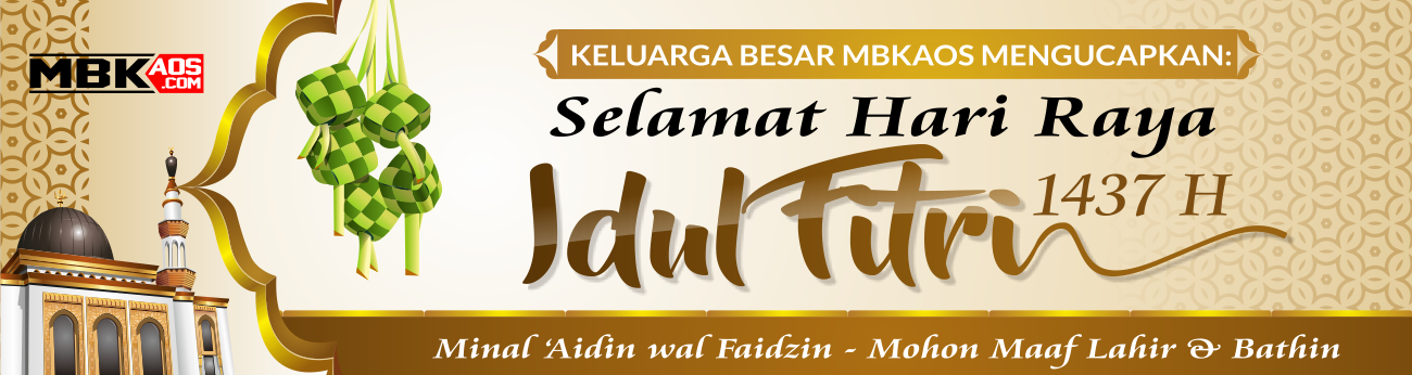 Template Banner Idul Fitri 1437 H - MBKaos