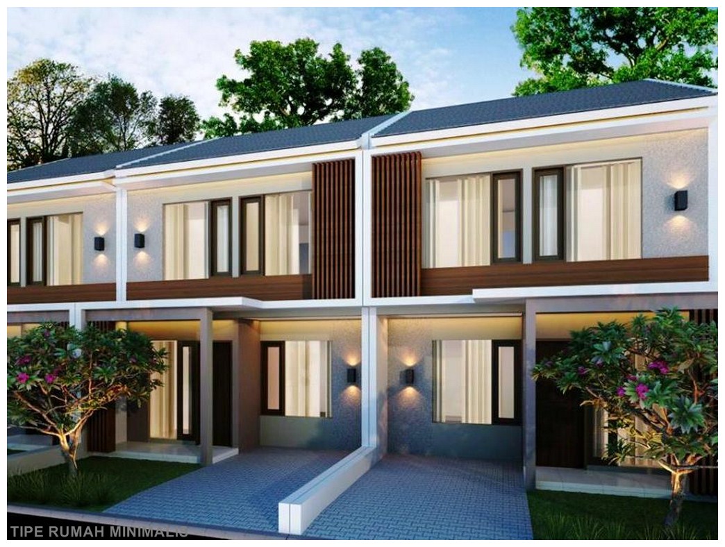 62 Desain  Rumah  Minimalis 2  Lantai  Cluster  Desain  Rumah  