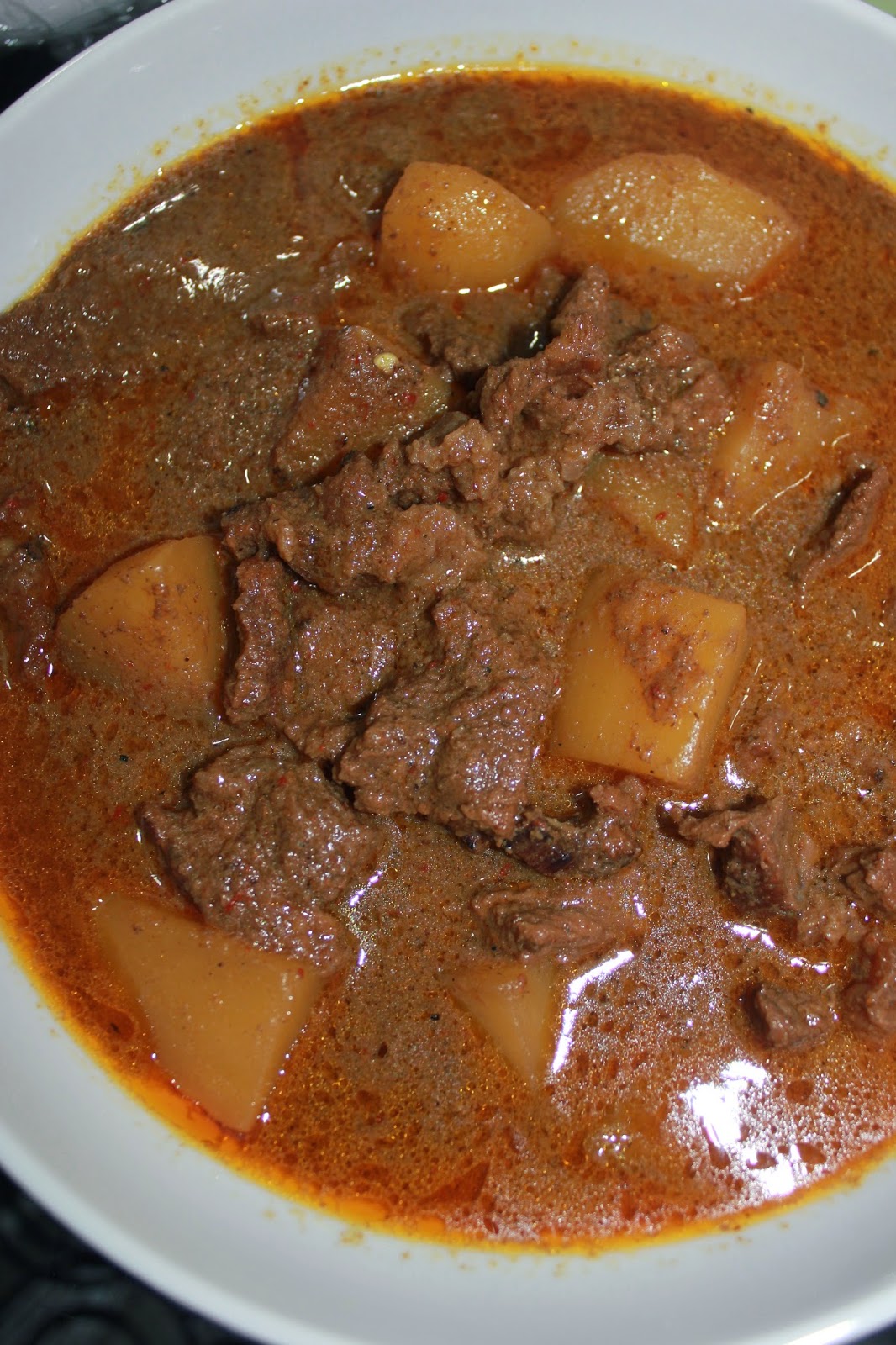 Dari Dapur NaSya Gulai kawah Kelantan Daging gulai darat