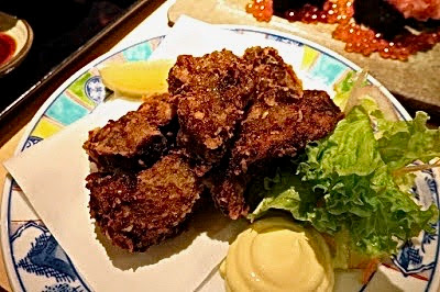 Maguro Donya Miura Misakikou Sushi & Dining, fried hohoniku