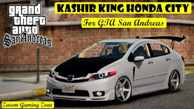Kashir King Honda City for GTA San Andreas