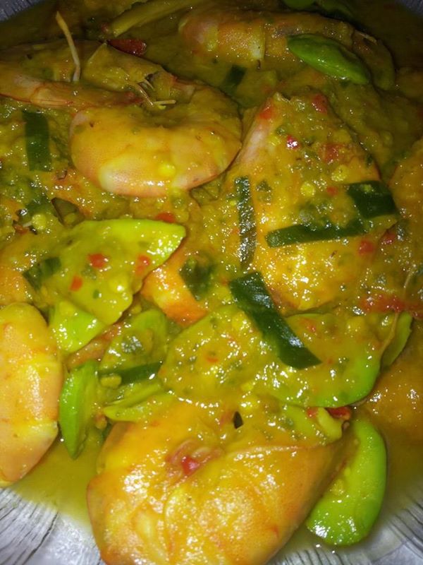 Gulai Tempoyak Udang and Petai