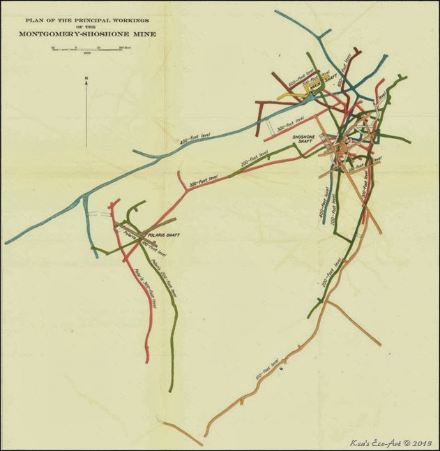 Shoeshone Mine Shafts