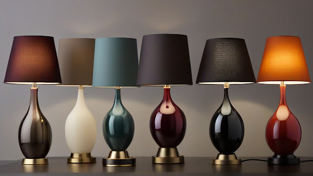 Visual beauty: Lamps and shades bring color and texture to your home
