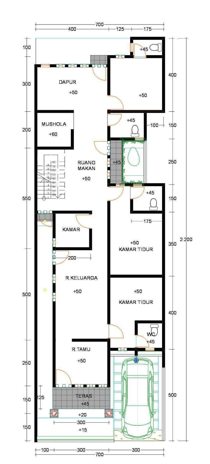 54 Model Desain Rumah 15 X 20 Terbaru