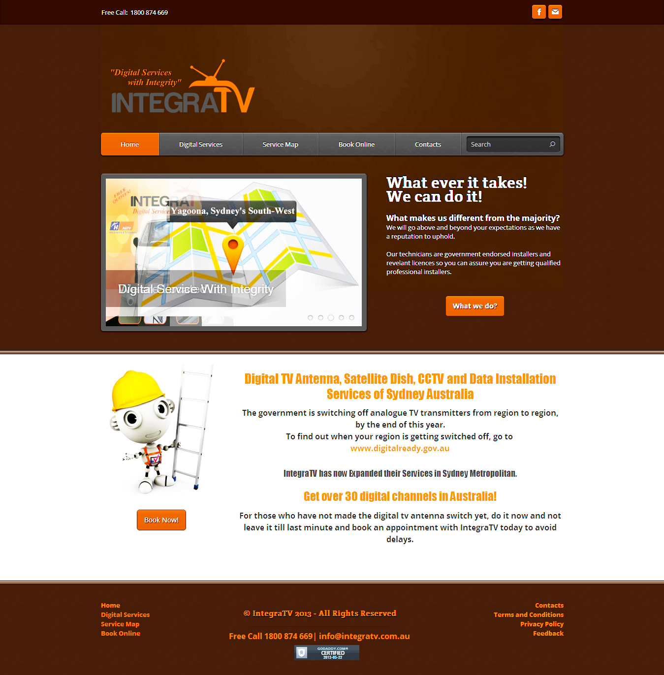 IntegraTV AU Web development on Weebly