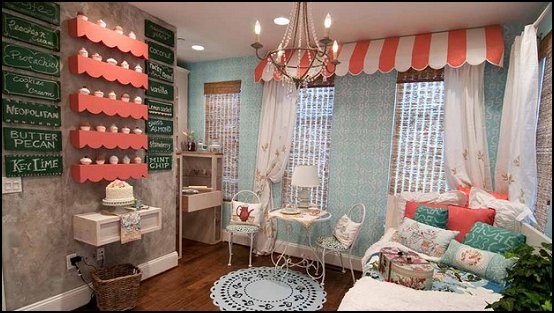 Paris Cafe Themed Bedroom Decorating Ideas