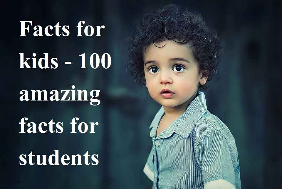 Facts for kids - 100 amazing facts for students