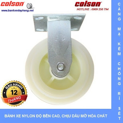 Bánh xe Nylon. bánh xe đẩy chịu tải trọng (243 - 370kg/bánh) www.banhxepu.net