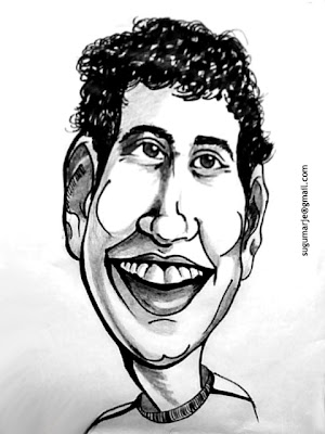 Facebook Mark Zuckerberg, Caricature by Sugumarje