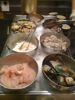 Fresh seafood