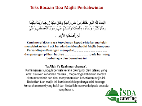 doa pembukaan majlis berbuka puasa