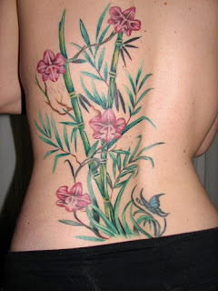 Beautiful Flower Orchid Tattoo Art