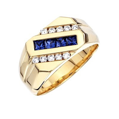 Blue sapphire ring is often the marriage but this time showing something