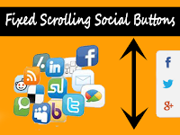 Fixed/Floating Scrolling Social Widget for Blogger