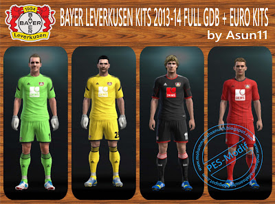 Bayer Leverkusen Kits 2013-14 by Asun11