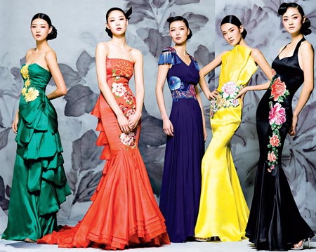 Chinese hautecouture steps up at HK Fashion Week