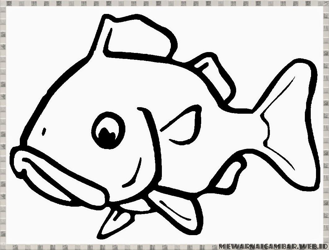 Gambar Ikan Nemo Untuk Diwarnai Sukagambarku