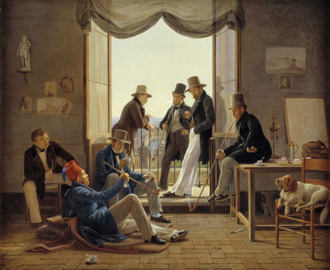 Art Talk - foredrag om kunst. Constantin Hansen: Et selskab af danske kunstnere i Rom, 1837