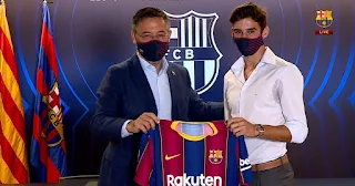 Barcelona has officially unveiled Francisco Trincao 