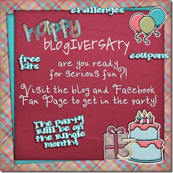 Blogiversary flier