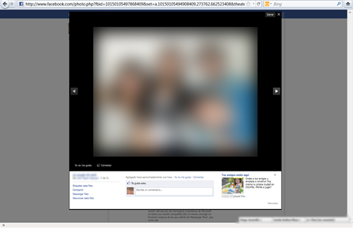 Nueva forma de ver fotos en Facebook