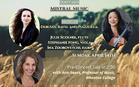 LiveARTS: Mistral Music Concert on April 14